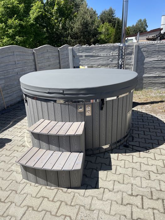 Jacuzzi, hot tuba, ruska beczka, hydro masaz kompozyt, premium.