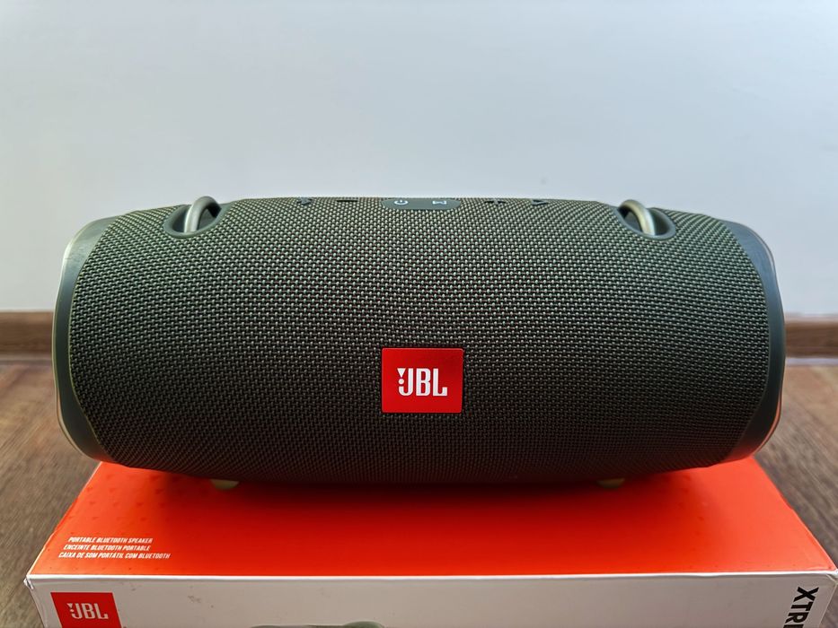Głośnik przenośny BT JBL Xtreme 2, zielony, stan pedantyczny, komplet