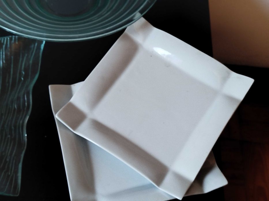 Conjunto de 4 pratos decoração