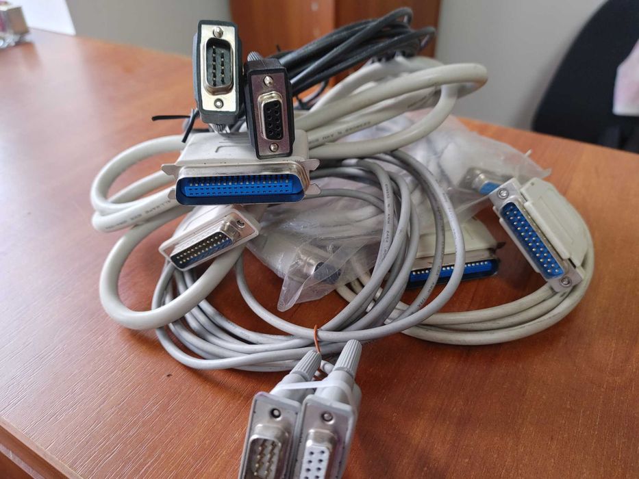 Кабель COM RS232 DB9, кабель LPT DB25