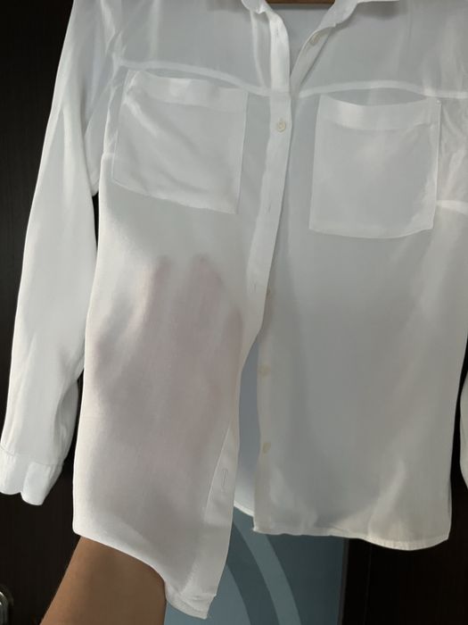 Biała bluzka dziewczęca 158