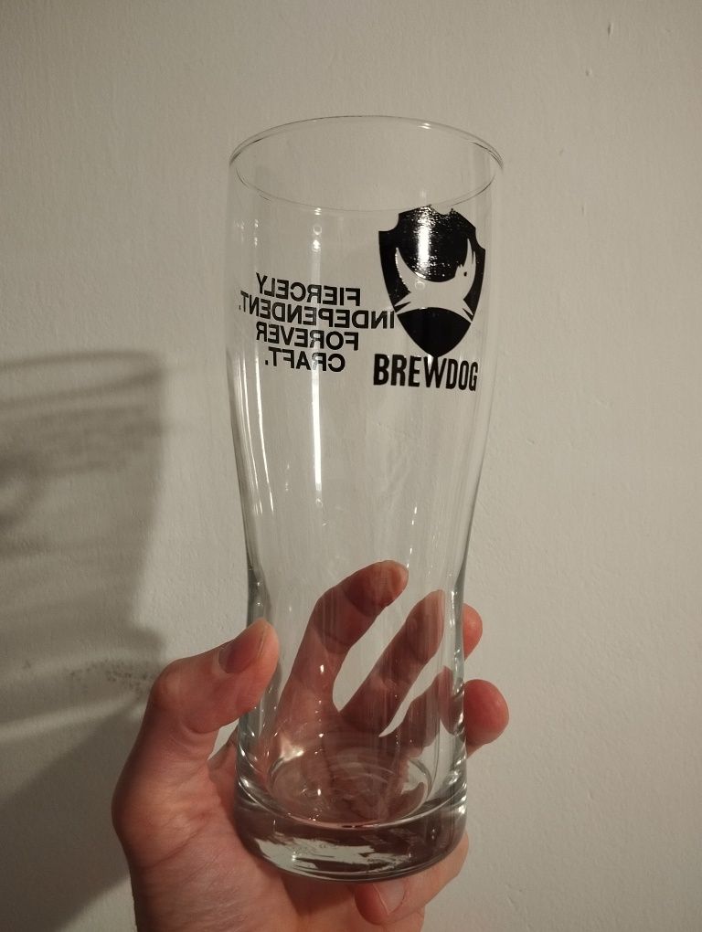 szklanka, szkło do piwa kraftowego - brewdog