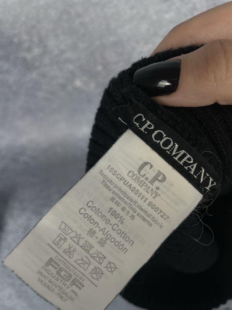 Шапка C.P. Company Extra Fine Merino Wool Goggle Beanie