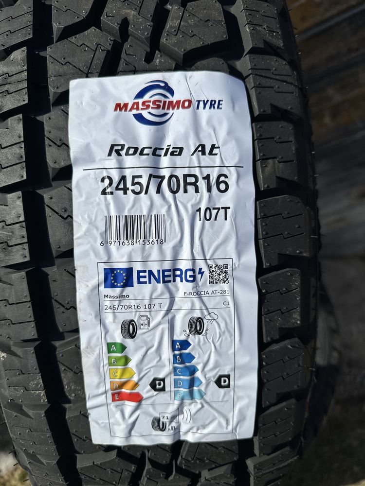 NOWE opony terenowe 245/70R16 Massimo Tyre Roccia A/T 4x4 offroad