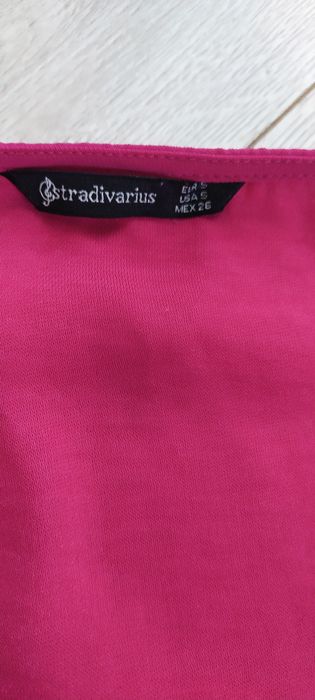Stradivarius bluzka damska amarant S 36
