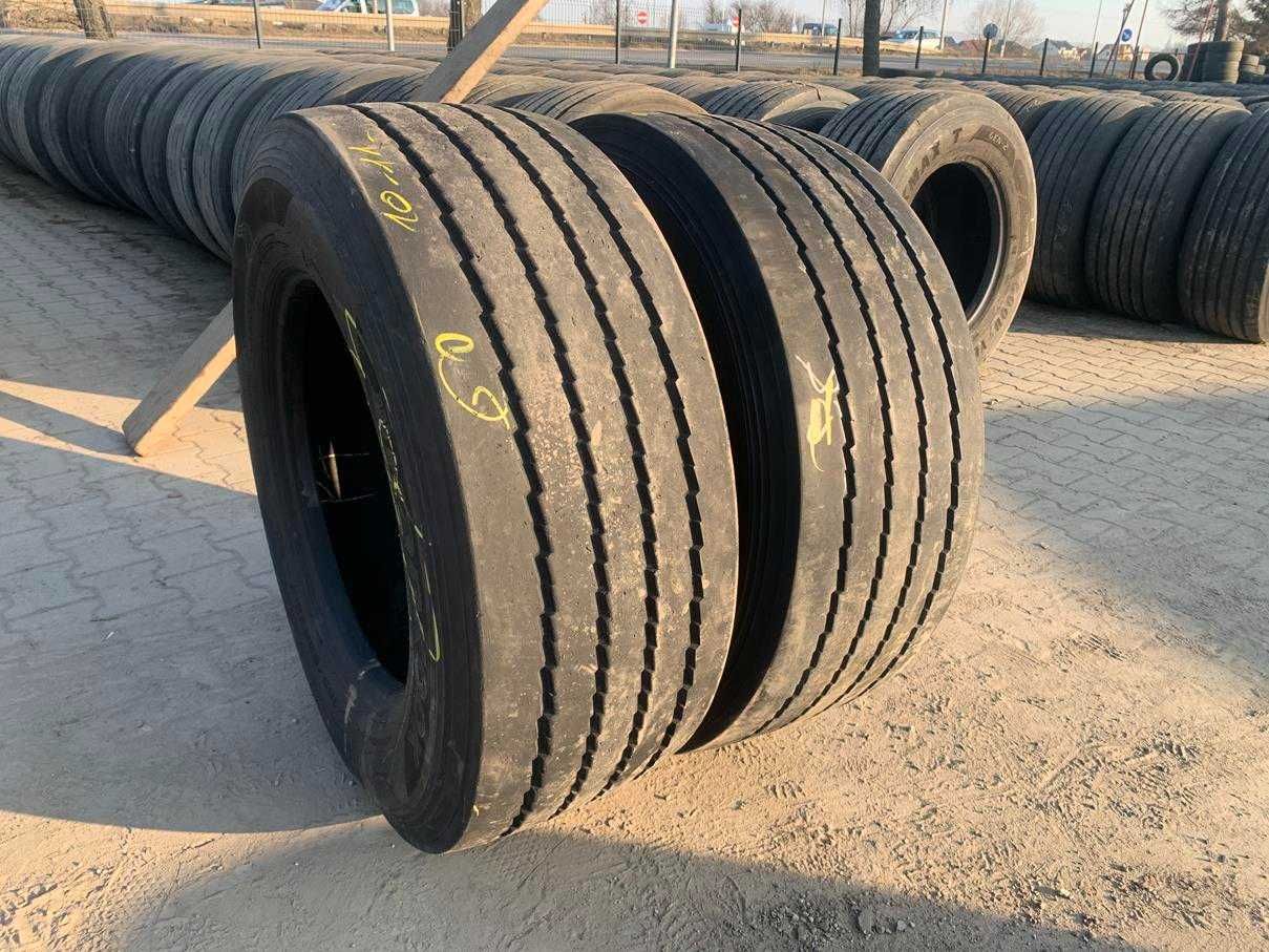 Opony używane ciężarowe naczepa 385/55R22.5 HANKOOK TH22  TH 9-11mm