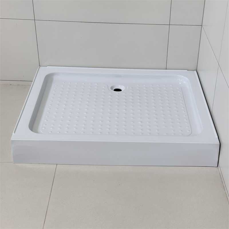 Kabina Prysznicowa 100 x 80 Rozsuwana Przesuwna + Brodzik 14 cm +Syfon