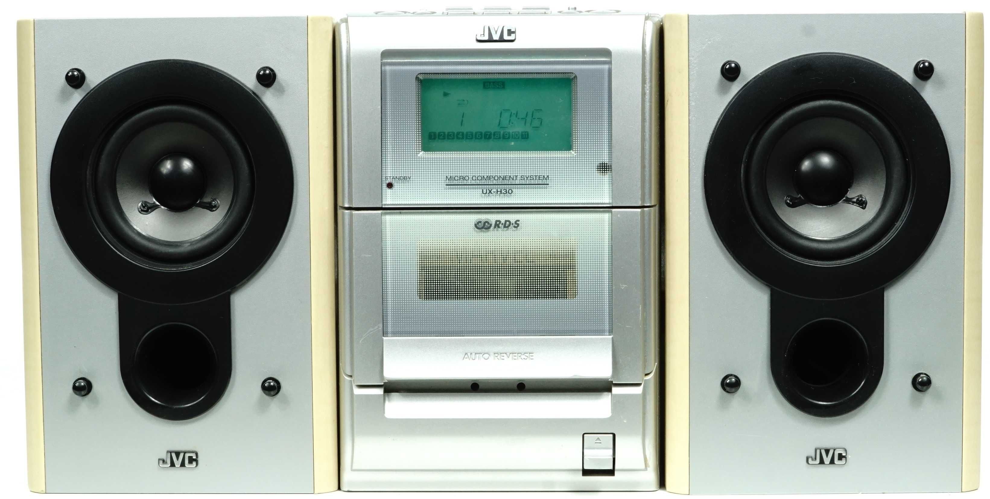Mini wieża JVC UX-H30 tuner radiowy * AUX * odtwarzacz CD + kolumny