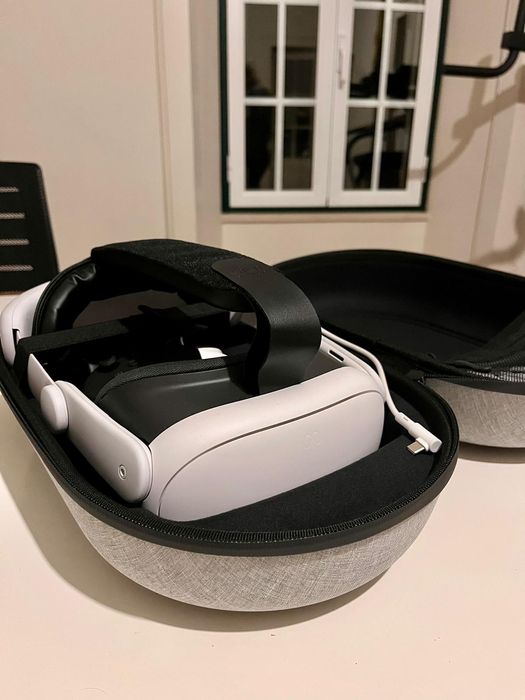 Meta Quest 3 com acessórios