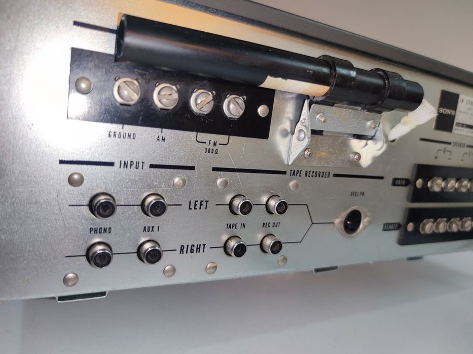 Amplificador sintonizador Sony str 6050 - Vintage ano 1971