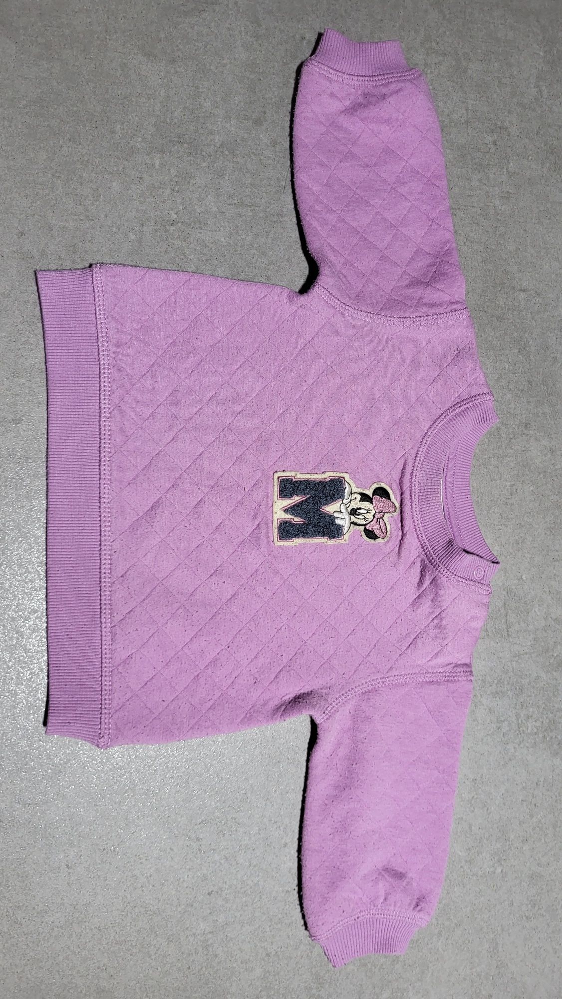 H&M bluza fioletowa myszka Minnie rozm  68 -74