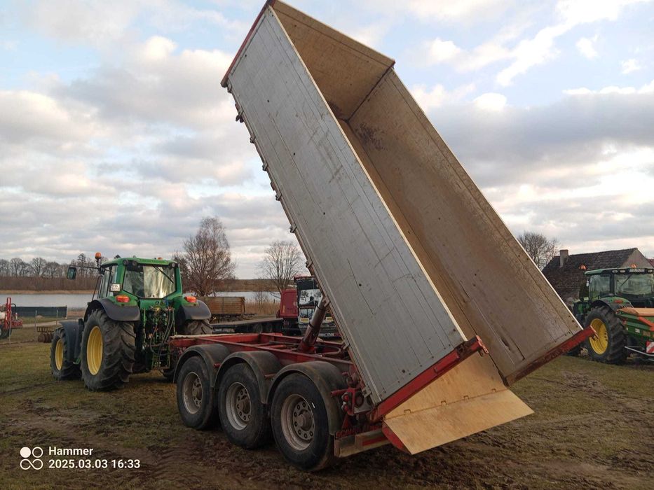 Przyczepa tridem NOPA 3xwywrot tandem kelberg vaia wywrotka budowlana