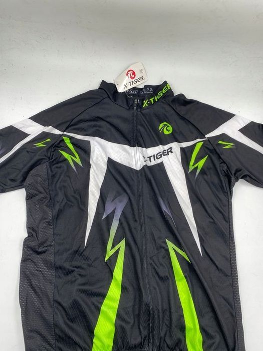 x-tiger męski letni strój rowerowy z krótkim rękawem zestaw r.3xl