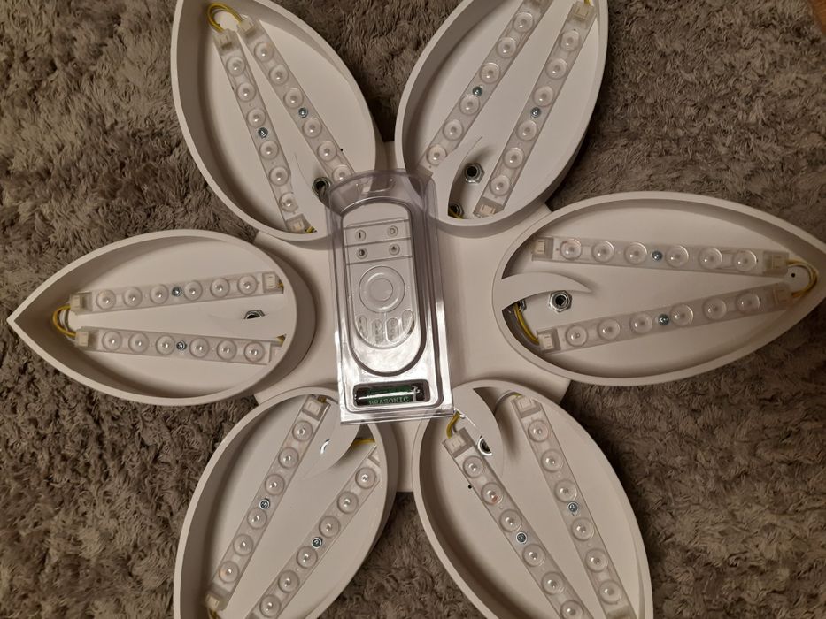 Nowa Lampa Plafon LED z PILOTEM - 55 cm - 36 W