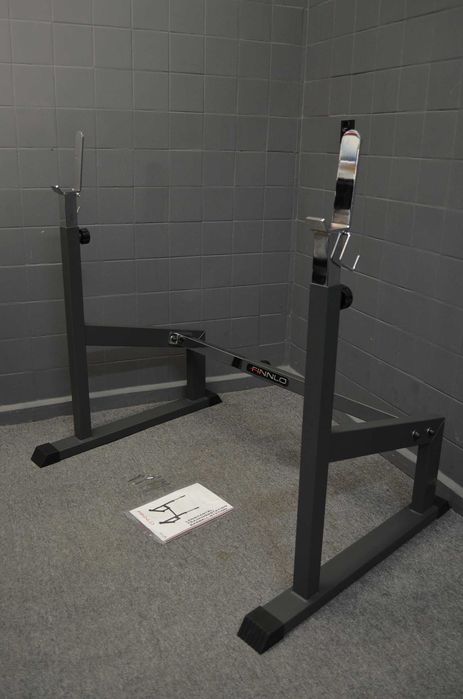 _Stojak FINNLO 3866 na długą sztangę olimpijską _do 200kg NOWY outlet