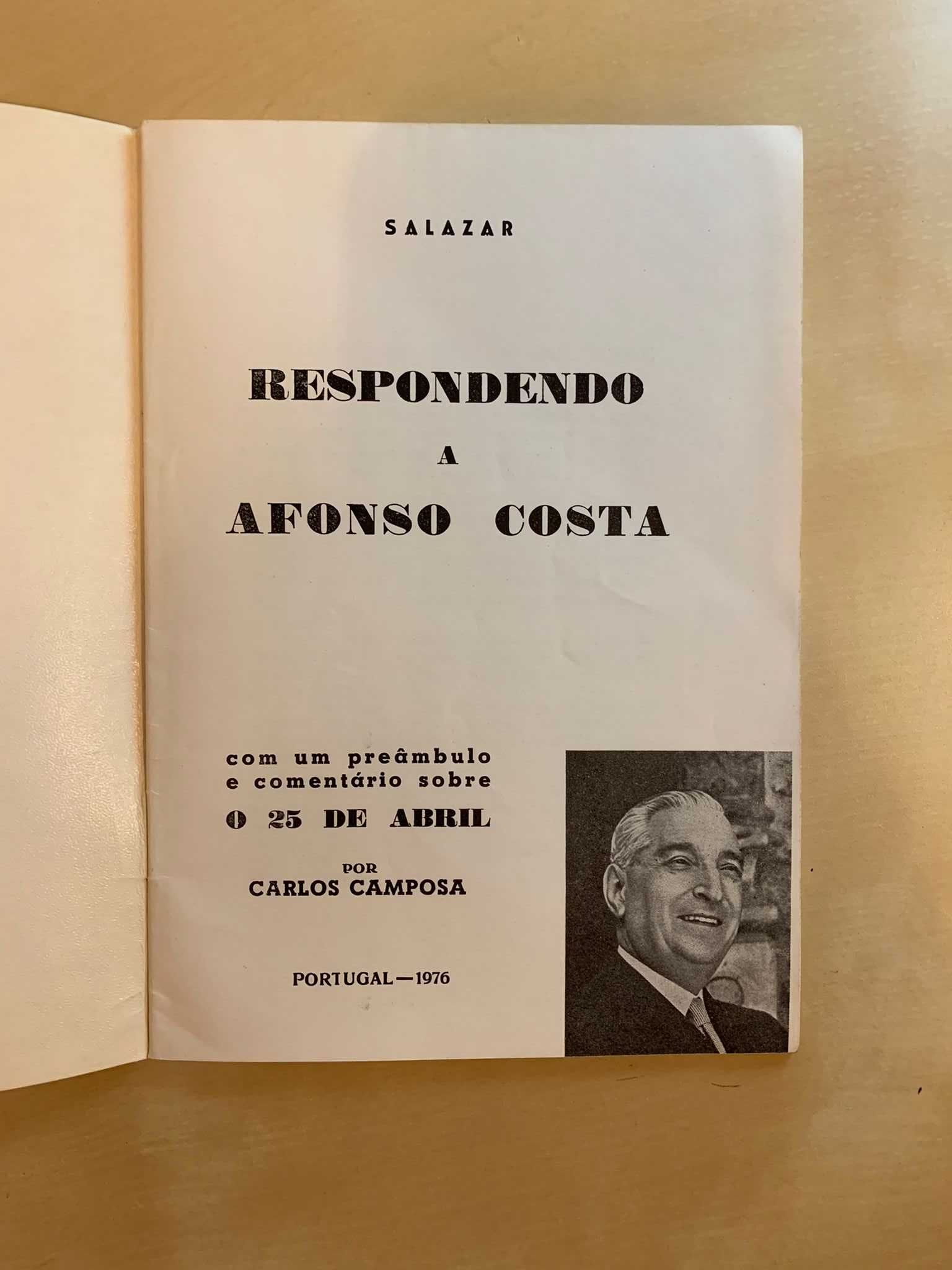 Respondendo a Afonso Costa - Salazar