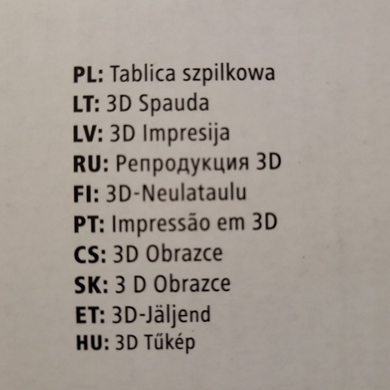 Tablica szpilkowa 3D. Pin art.