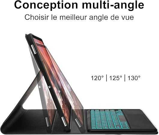 Etui Z Klawiatura Rgb Do Samsung Tab S10 Ultra/S9 14,6" Touchpad BT