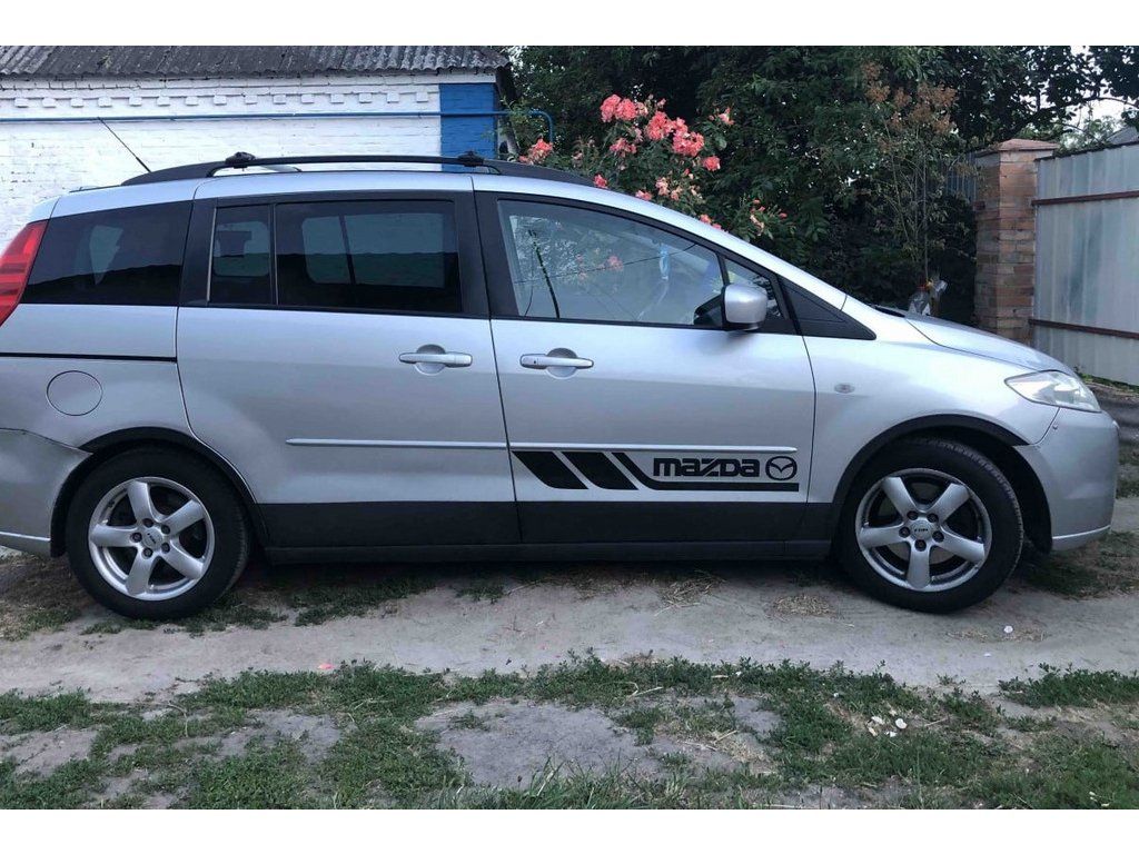 Mazda 5 2005-2008 Накладки на арки (4 шт, черные)