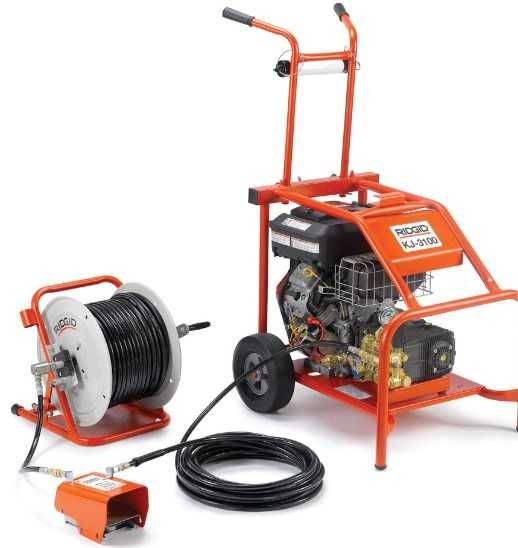 Limpadora de Esgotos de Alta Pressão KJ-3100 RIDGID