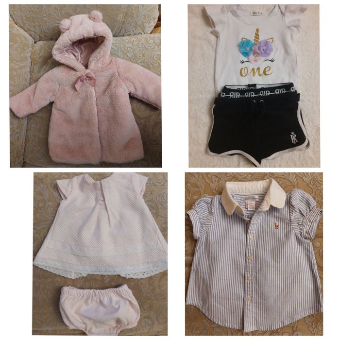 Шуба куртка боди штаны кофта Испания 3-6-9 мес Pampolina