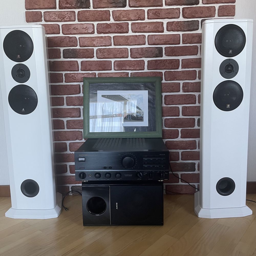 Акустика + підсилювач Helix Hi-Fi + Onkyo integra A 8650