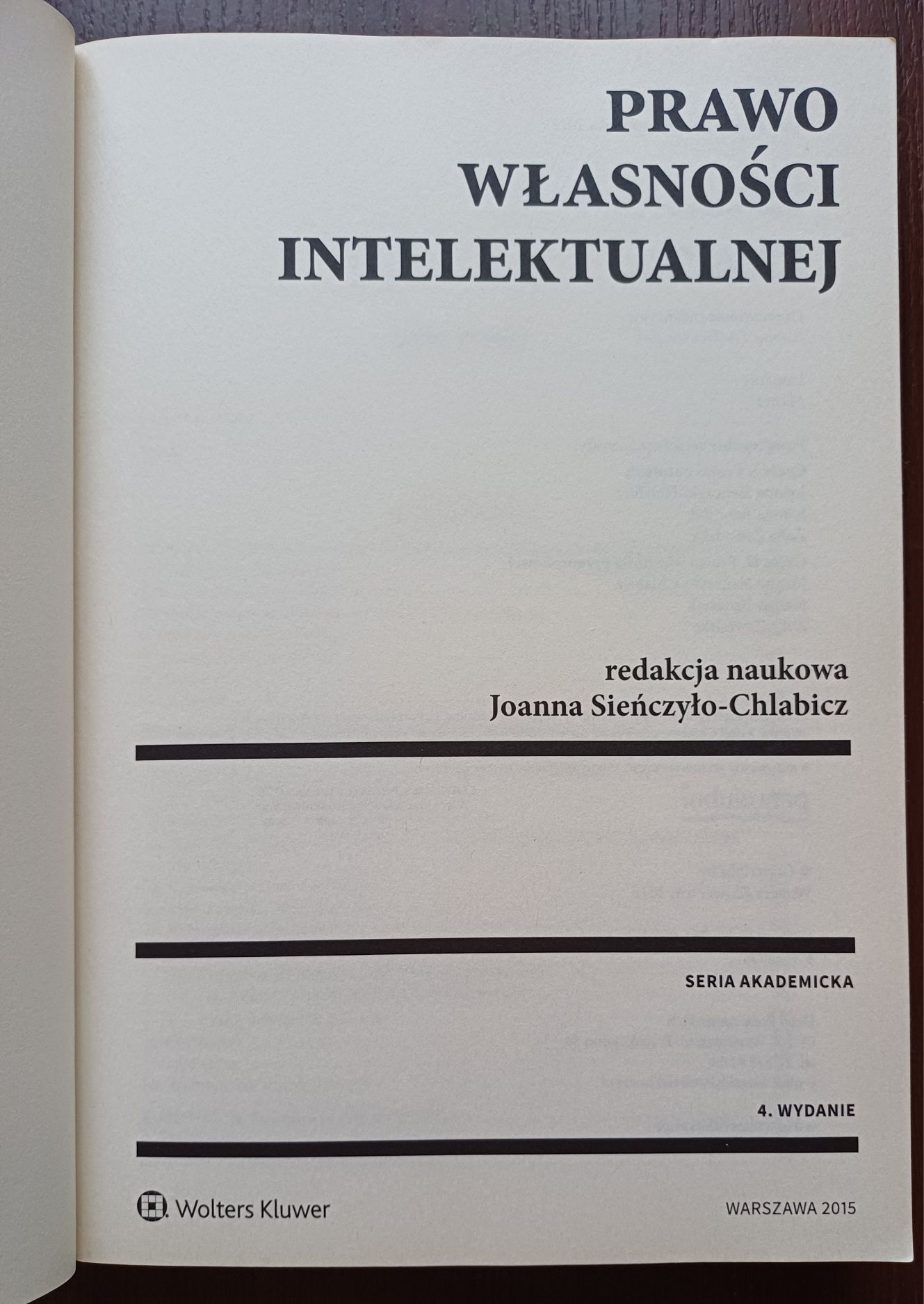 Prawo Własności intelektualnej Sieńczyło-Chlabicz