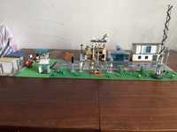 Лего город + 4 минифигурки в комплекте