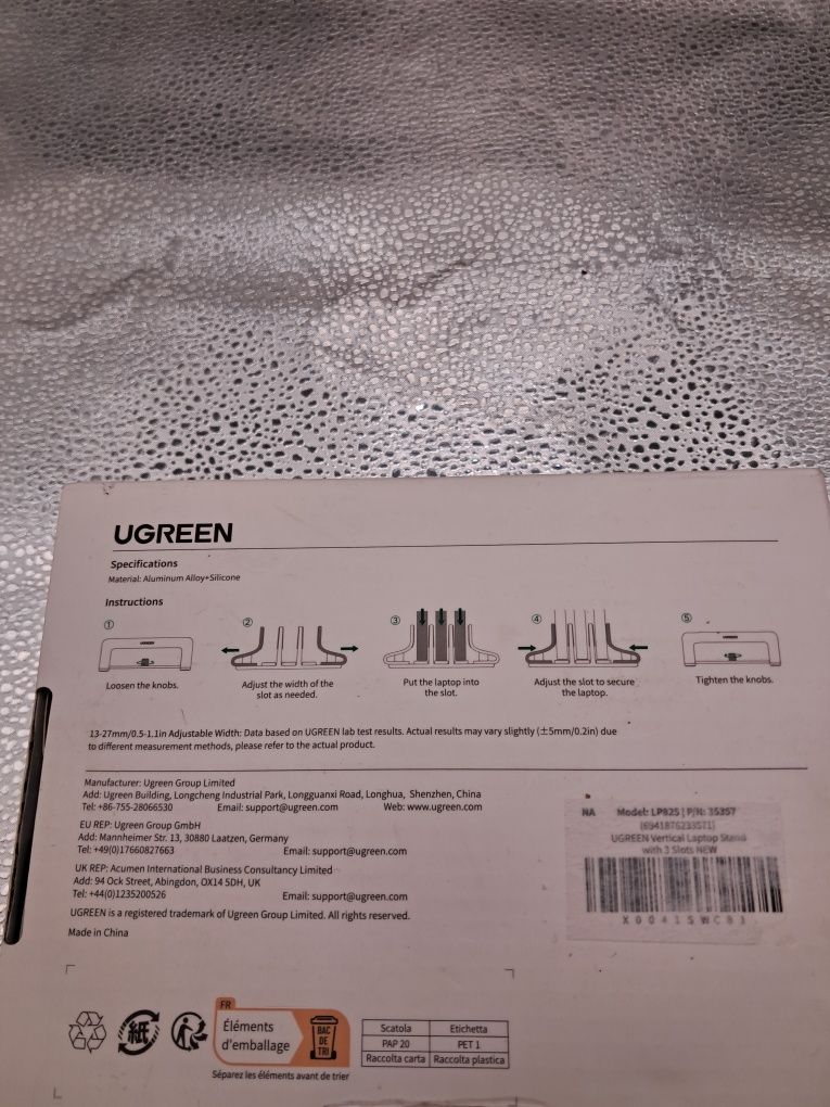 Pionowy stojak pod laptop,tablet