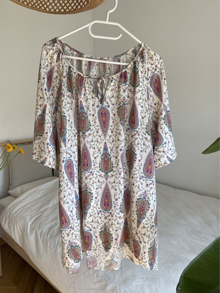 Piękna boho sukienka one size oversize w stylu Free people XS S M L XL