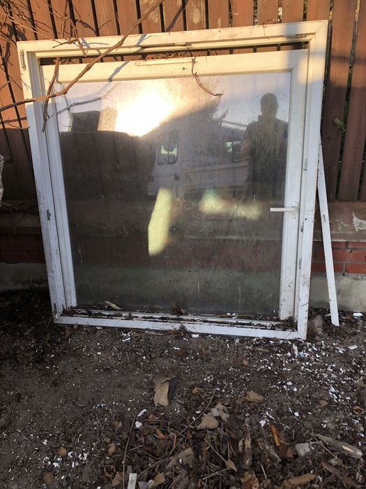 Okno 130/140 cm po demontażu