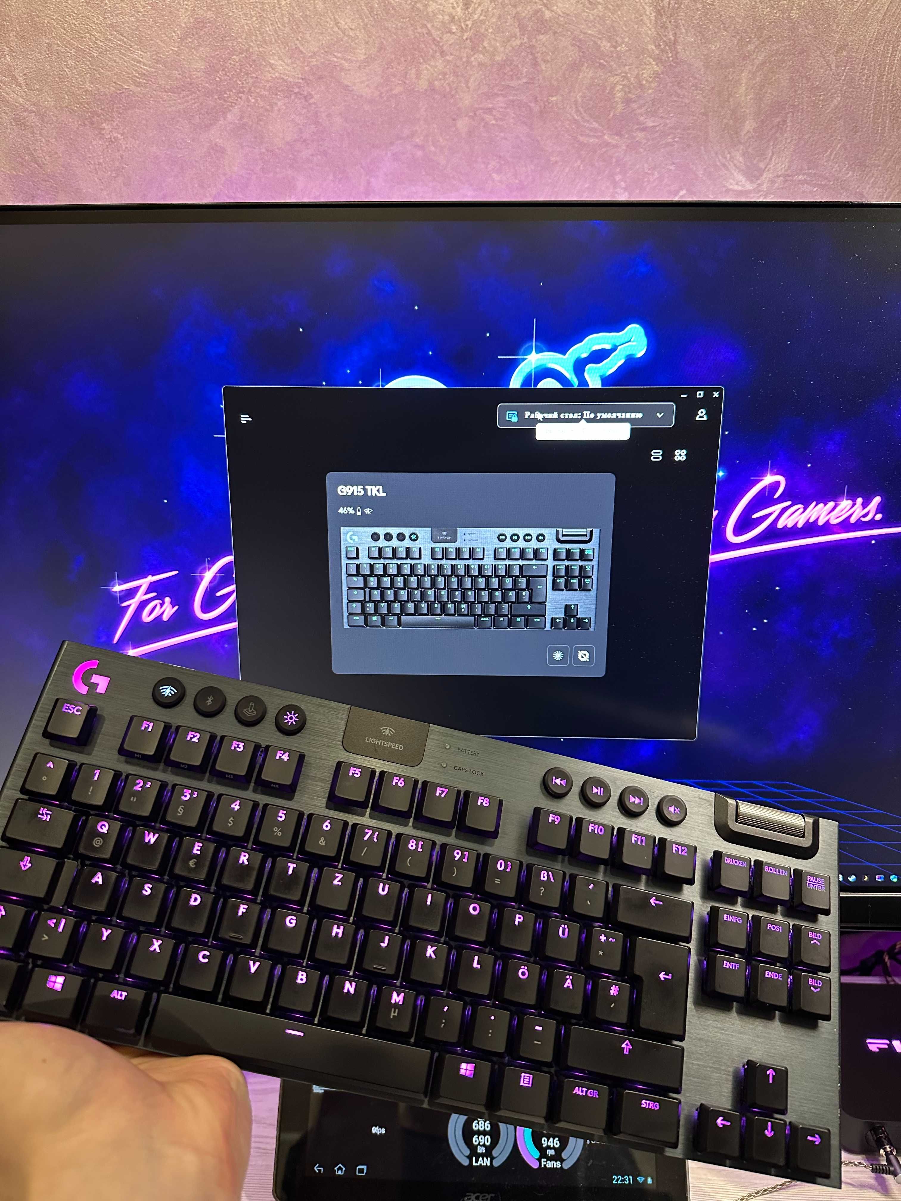 Logitech G915 TKL Lightspeed Wireless