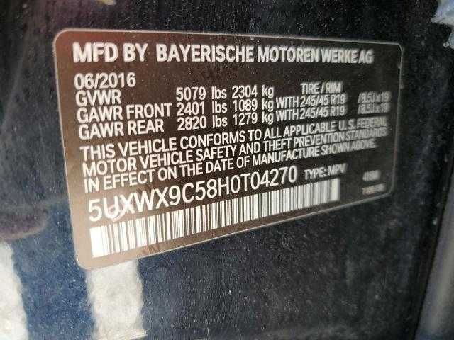 2017 BMW X3 Xdrive28I