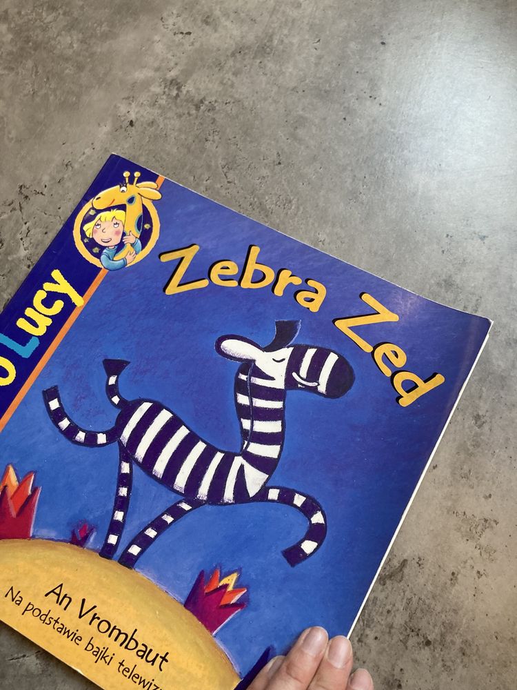 4 książeczki, m.in Zebra Zed