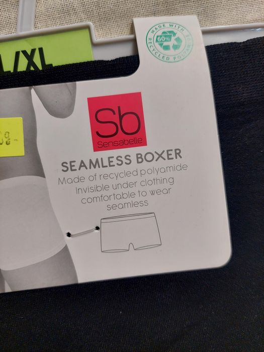 Sensabelle 2 pak damskie bokserki bezszwowe rozmiar L/XL