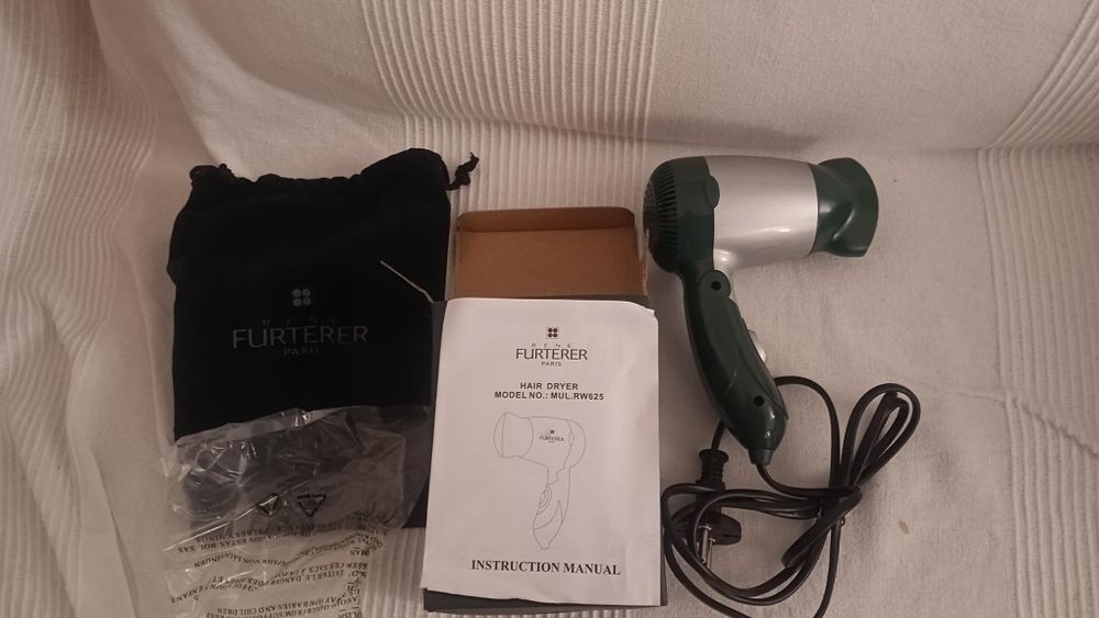 Secador de cabelo de viagem 500W/1000W