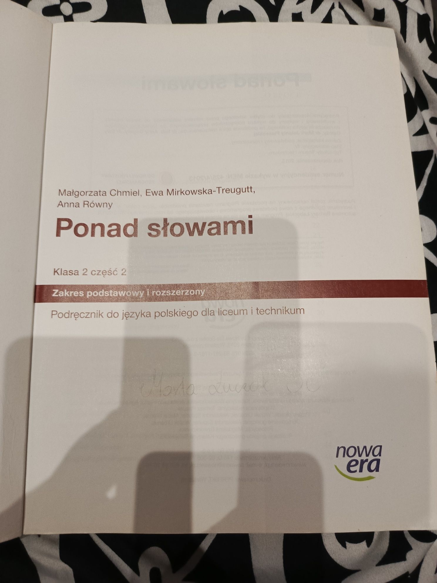Podręcznik do polskiego kl 2 cz 2