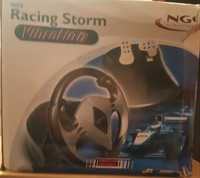 Volante c/pedais da NGS, Racing Storm Vibration, PC (USB)