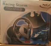 Volante c/pedais da NGS, Racing Storm Vibration, PC (USB)
