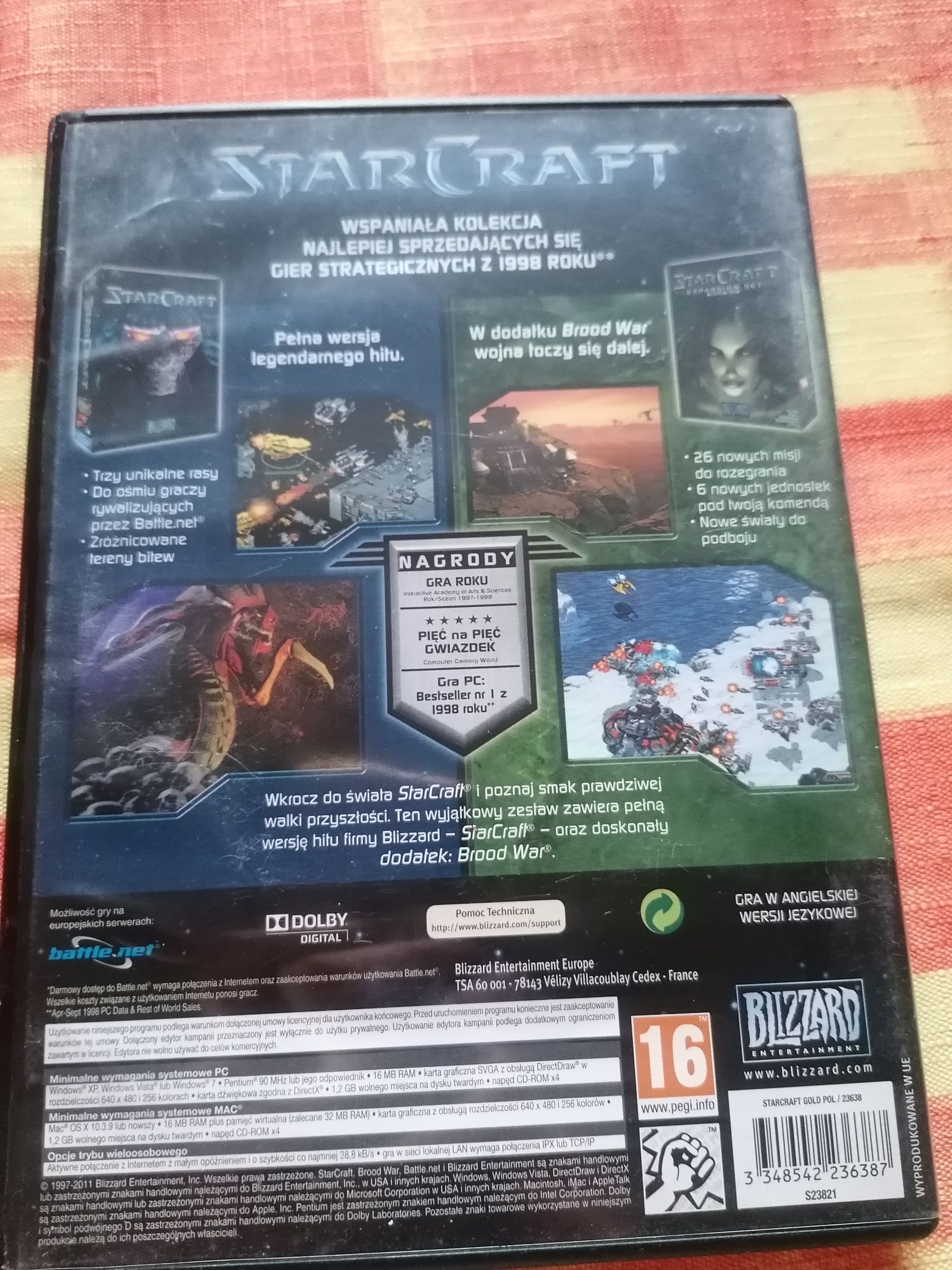 Gra na pc StarCraft