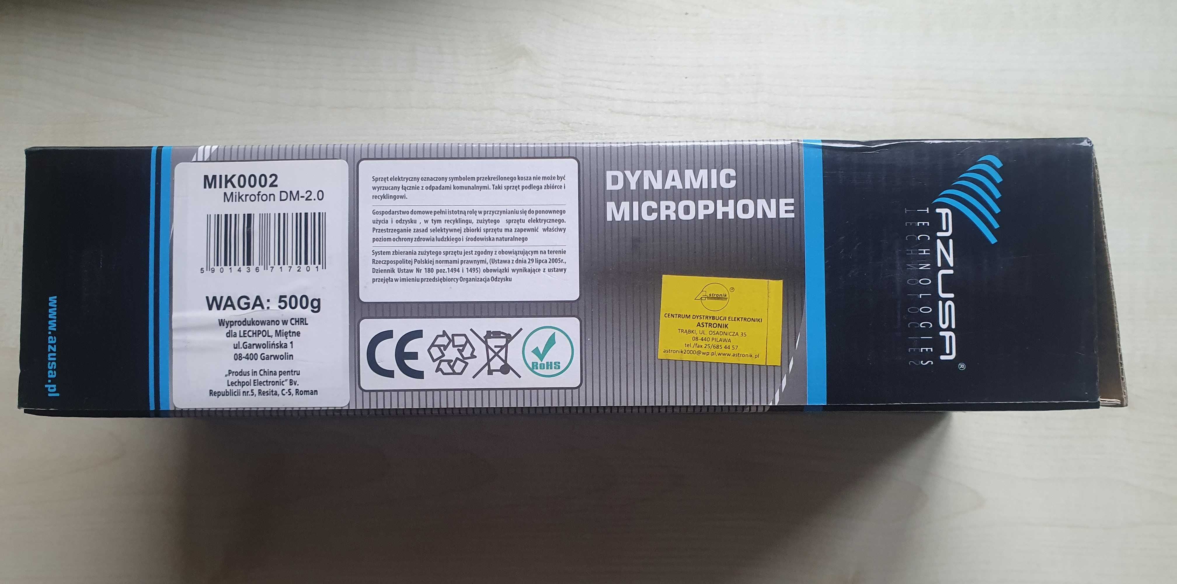 Mikrofon dynamiczny Azusa DM 2.0
