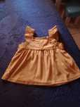 Top/ Blusa - Amarelo torrado, Kiabi - 2 anos - 100% algodão, c/folhos