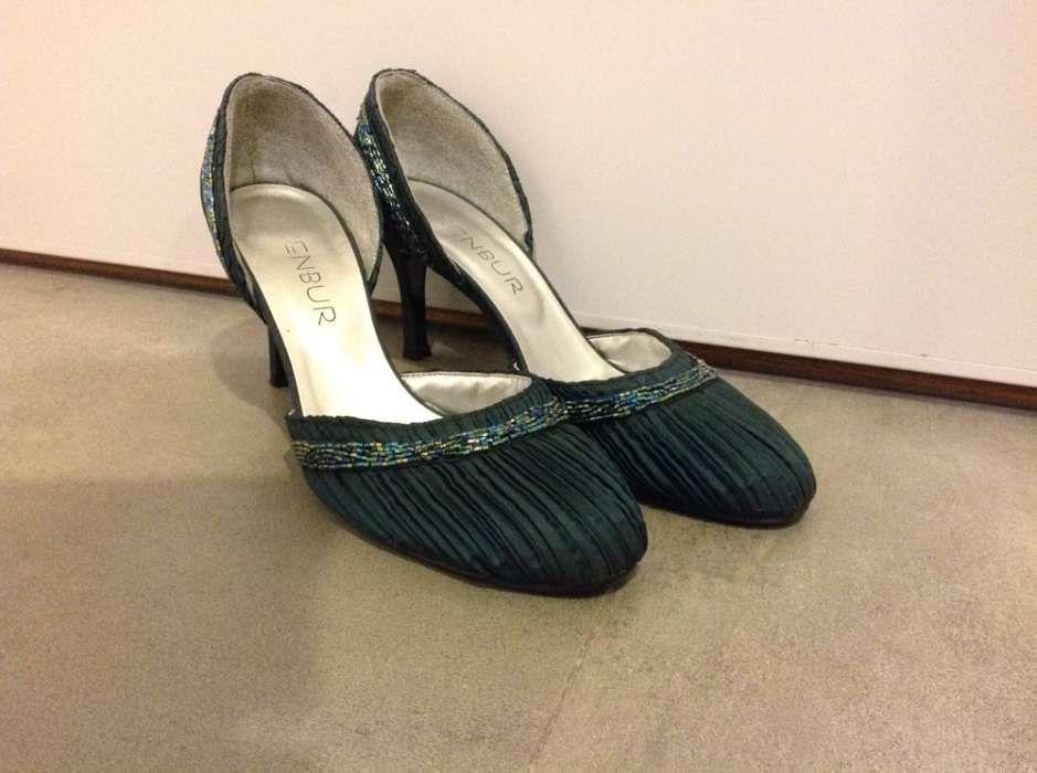szpilki MENBUR ZEBRA eleganckie zielone buty 39 studniówka