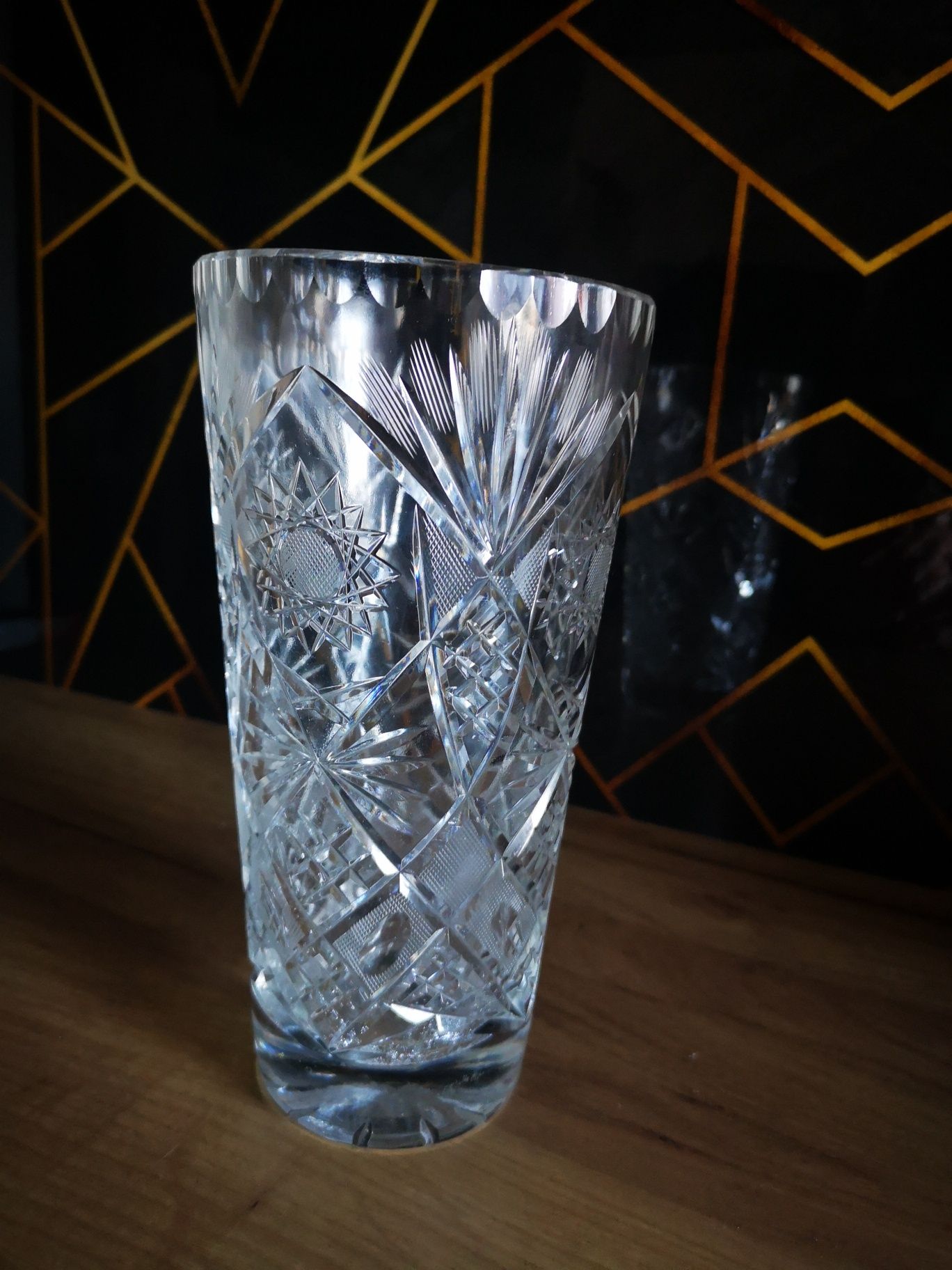 Kryształowy wazon Prl