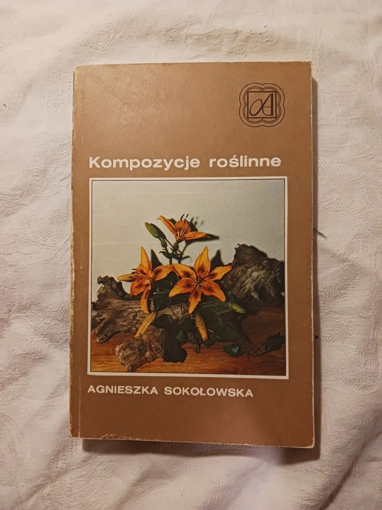 Książka kompozycje roślinne kwiatowe PRL