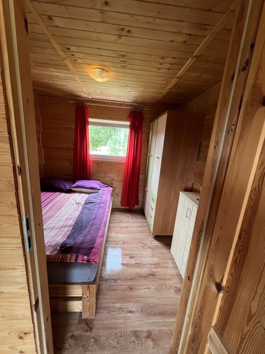 Domek całoroczny Bieszczady  ogrodzony kominek, altana, grill