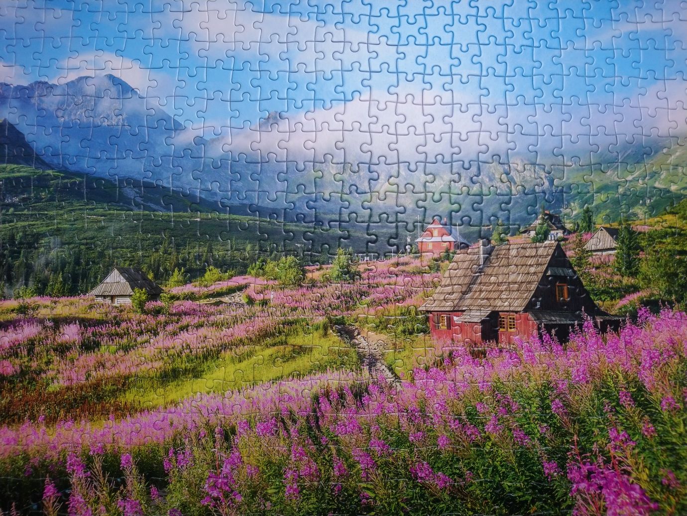 Puzzle hala gąsienicowa Tatry 1000szt