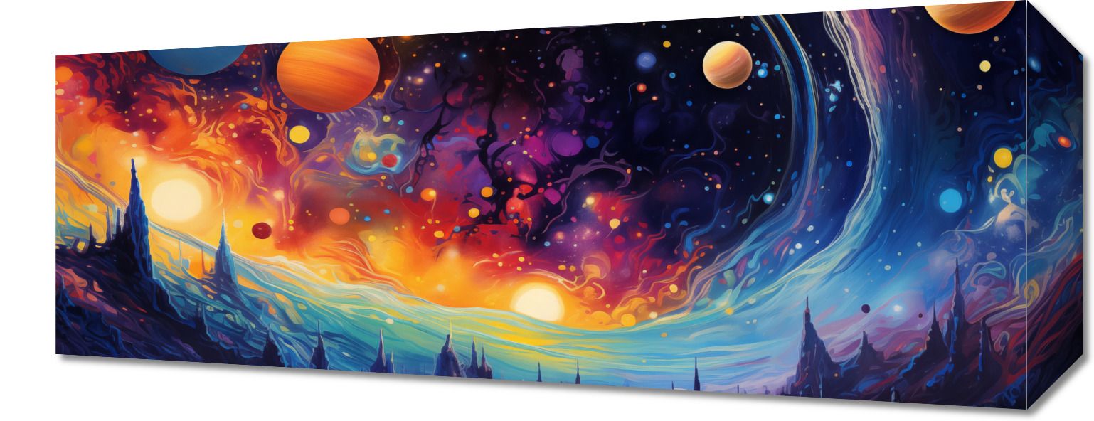 Obraz 50x20cm Międzygalaktyczna Orkiestra