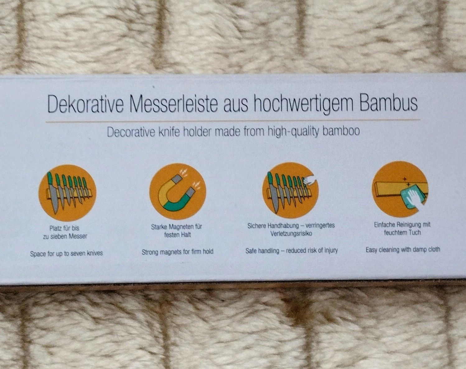Magnetyczna listwa na noże