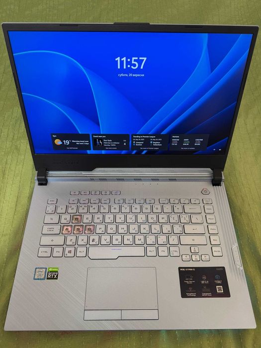 Ноутбук ASUS ROG Strix G531GV-AL232 Glacier Blue
